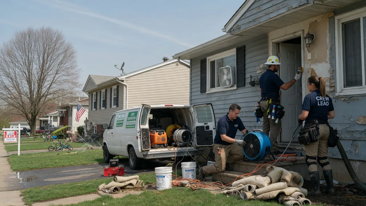 Flood Cleanup in Aquashicola, PA near me